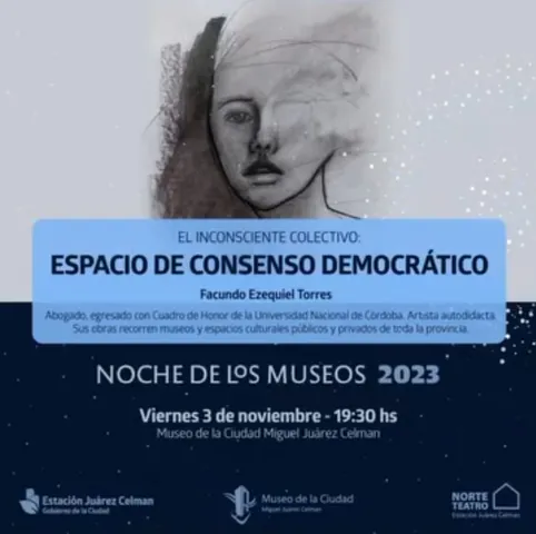 Flyer de muestra de Facundo Torres, Nov.-Dic. 2023 - Est. J. Celman