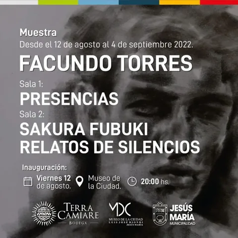 Flyer de muestra de Facundo Torres, Ago.-Sep. 2022 - Jesus Maria