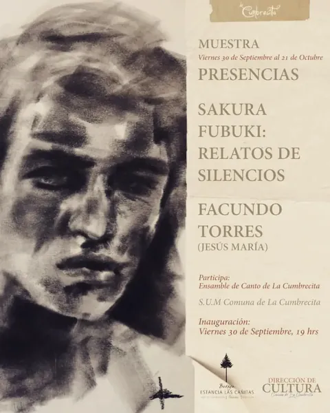 Flyer de muestra de Facundo Torres, Sep.-Dic. 2022 - La Cumbrecita